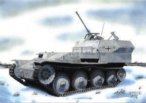 Flakpanzer 38 (t) Germ. WWII Anti-Aircraft Gun
